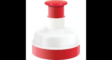 Metaltex Kitchen Helpers Hamburgerpers 11 cm Rood/Wit