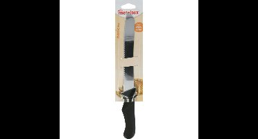 Metaltex Basic Line Broodmes 31 cm RVS/Zwart