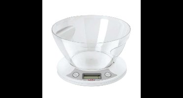 Metaltex Kitchen Helpers Pesa Digitale Keukenweegschaal + Kom 2.5L Wit