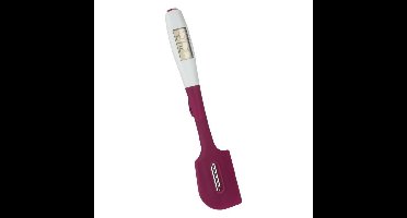 Metaltex Dolceforno Spatel met Kookthermometer Siliconen/Paars/Wit