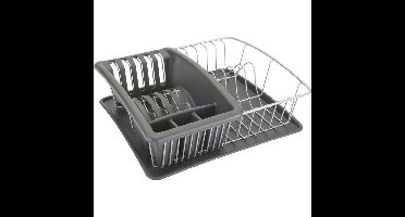 Metaltex Aquatex Plus Sinatra Design Afdruiprek Antraciet/Zilver