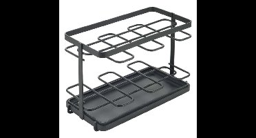 Metaltex Keukengerei Houder 23x11x15 cm Metaal/Zwart