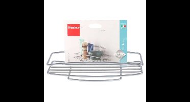 Metaltex Onda Badkamerrek 26x11x11 cm Zilver