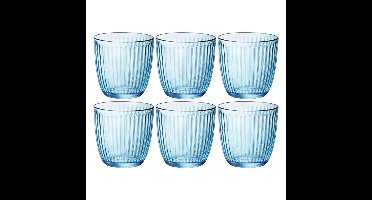 Bormioli Rocco Waterglazen 290 ml 6 Stuks Blauw/Transparant/Glas