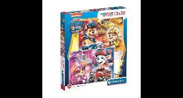 Clementoni Paw Patrol The Movie Puzzel 2x20 Stukjes