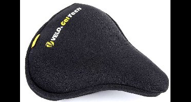 Zadeldek Velo Plush Tour met gel - zwart