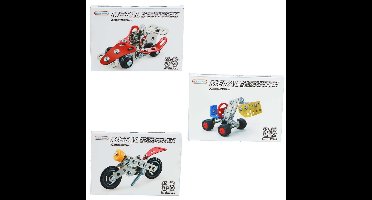 Constructieset Metalen Voertuigen Assorti