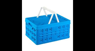 Sunware Square Vouwkrat + Koeltas 32L 49x36x24.5 cm Blauw