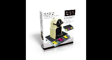 Koffiezetapparaat Standaard met Capsulehouder 32x29x6 cm Metaal/Zwart/Zilver