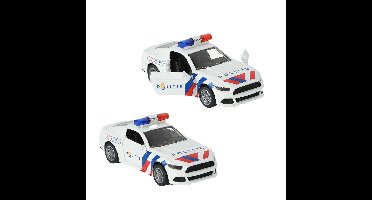 112 Pull-Back Politie Sportwagen 1:36 + Licht en Geluid