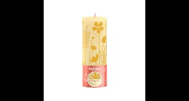 Bolsius Rustieke Stompkaars 19x6,8 cm Butter Yellow