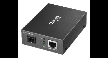 TP-Link Omada MC211CS-20 netwerk media converter 1000 Mbit/s 1310 nm Single-mode Zwart