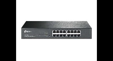 TP-Link TL-SG1016DE Managed L2 Gigabit Ethernet (10/100/1000) 1U Zwart