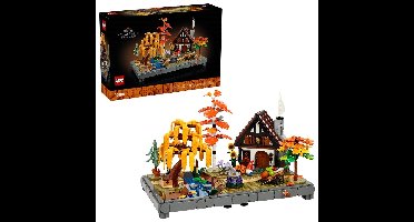LEGO ICONS 11372 Herfsttuin bij het huisje