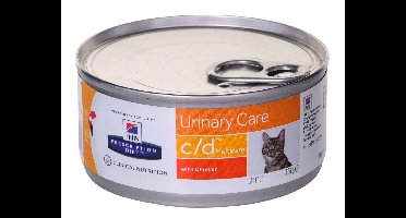 HILL'S PRESCRIPTION DIET Feline c/d Multicare Nat kattenvoer Kip 156 g