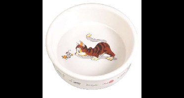 TRIXIE Porseleinen kattenbakje 0,2 l/11 cm