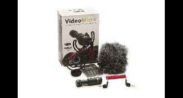 RØDE VideoMicro Zwart Microfoon voor digitale camera