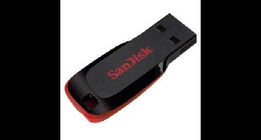 SanDisk Cruzer Blade USB flash drive 64 GB USB Type-A 2.0 Zwart, Rood