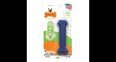 Kauwspeelgoed voor honden Nylabone Plaque Attacker Natuurlijk Maat S Kip Thermoplast