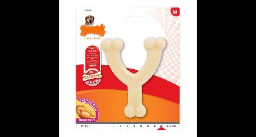 Kauwspeelgoed voor honden Nylabone Extreme Chew Wishbone Maat M Kip Nylon