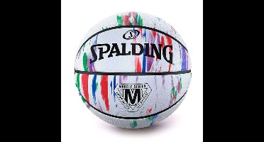 Basketbal Spalding Marble Series Hg Sz7 Wit 7 (Maat 7)