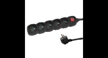 Esperanza ELK215K power uitbreiding 3 m 5 AC-uitgang(en) Binnen Zwart