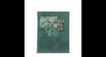Hama Singo II Soft Cover Fotoalbum Leaves voor 80 Foto's van 10x15 cm Groen