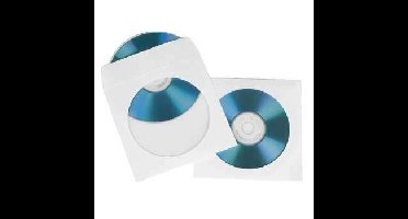 Hama CD/DVD Papieren Hoesjes 100 Stuks Wit