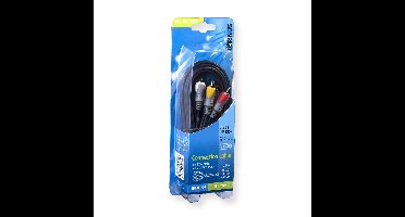 Scanpart Aansluitkabel 3tulp(m)-(m) 2.5m