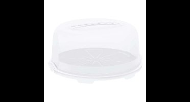 Rotho Fresh Taartdoos 35.5x16.5 cm Wit/Transparant