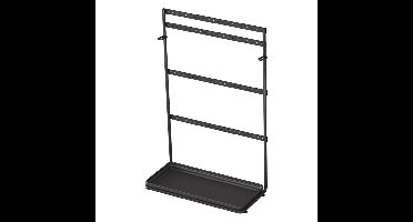 Metaltex Sieradenrek 22x11x36 cm Mat Zwart/Metaal