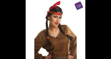 Pruik My Other Me Één maat Indië Vlechten