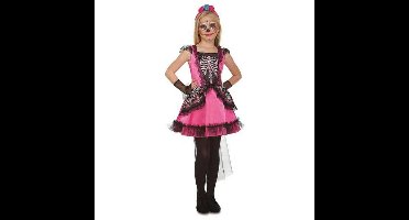 Kostuums voor Kinderen My Other Me Zwart Roze Catrina (3 Onderdelen) Maat 7-9 Jaar