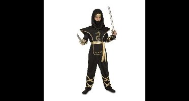 Kostuums voor Kinderen My Other Me Ninja 7-9 Jaar Zwart (4 Onderdelen)