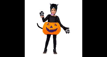 Kostuums voor Kinderen My Other Me Zwart Pompoen Kat M 3-6 jaar (5 Onderdelen)