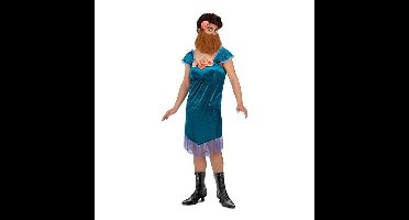 Kostuums voor Volwassenen My Other Me Blauw Bebaarde vrouw Maat M