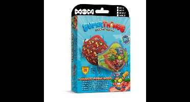 Hygiënisch en herbruikbaar gezichtsmasker gemaakt van stof Super Zings Premium 6-9 jaar + 3 jaar