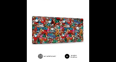 Muismat Subblim SUB-MP-01PUW02 Zwart Multicolour XL