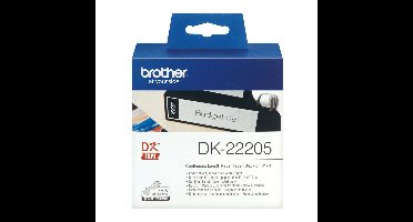 Continu Papier voor Printers Brother DK22205 Wit Zwart (1 Stuks)