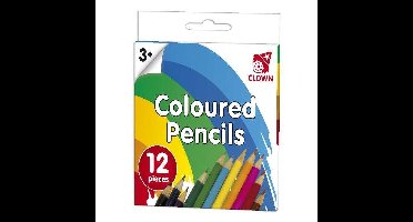 Clown Kleurpotloden 12 Stuks