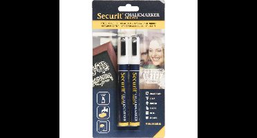 Securit Krijtstiften 2-6 mm Wit 2 Stuks