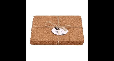 Excellent Houseware Kurken Onderzetters 3 Stuks