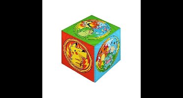 Premium Kussen - Kubus - POKEMON - Microvezel - 25 x 25 x 25 cm