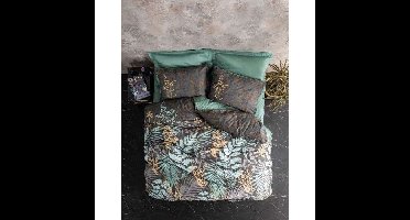 Beddengoedset - 1 dekbedovertrek 220 x 240 cm + 2 kussenslopen 60 x 60 cm - 100% katoen satijn - Mint