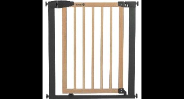 VEILIGHEID 1ST SIMPLY CLOSE HOUT & META, Druk, 73-80 cm (Max. 94cm), zonder schroeven of boren, Openen met één hand, Hout en Grafiet