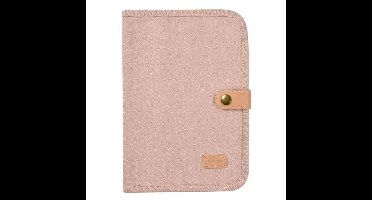 BEABA, Poederroze canvas gezondheidsboekomslag