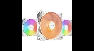 WEES STIL! - Light Wings LX - Case Fan - BL125S - 120 mm - PWM hoog - Snelheid drievoudig - Wit - Pakket