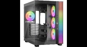 PC-behuizing - WEES STIL! - Lichtvoet 600 LX - RGB - Gehard glas - USB 3.0