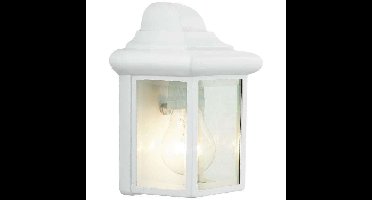 Briljante Nissie White E27 - 40W Buitenwandlamp