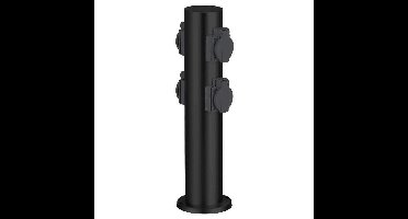 BRILLIANT - DODY Bolder met 4 fittingen kleur zwart - metaal/kunststof E27 LED xW